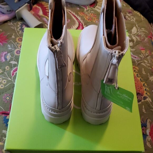 Sam Edelmon Woman GENIA IVORY BOOTS 8M - Picture 3 of 6